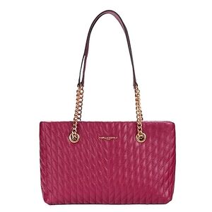 Karl Lagerfeld Karolina Quilted Leather Bag